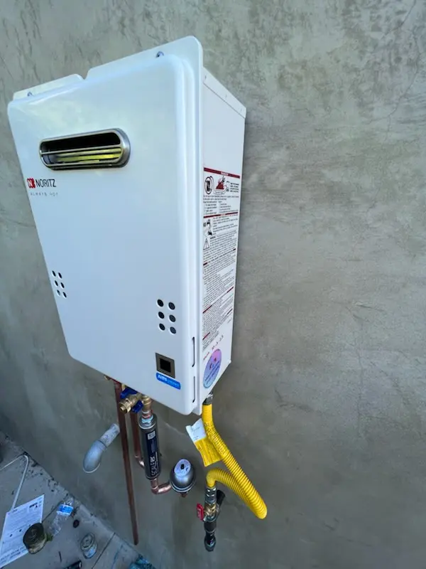 Tankless water heater installation for Villanova homes